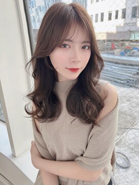 バイオレット 表参道店(Violet) カーテンバング くびれミディ 小顔前髪 韓国ヘア