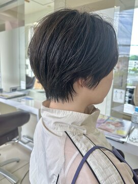 ハピネス 西大寺店(Happiness) ショートカット×ひし形ショートボブ×前髪あり30代40代 50代