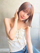 ロイド(Lloyd)&nbsp;【Lloyd大宮】切りっぱなしボブ×キャラメルベージュ