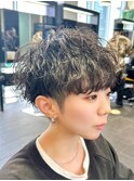 マニッシュ/パーマ/クール/刈り上げ/マッシュレイヤー