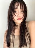 10代20代30代/ロングヘア/レイヤーカット/フェイスレイヤー