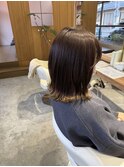 抜きっぱなし裾カラー