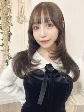 シンク オモテサンドウ(sync omotesando) チョコレートブラウン/レイヤーカット/ハッシュカット/韓国ヘア