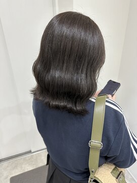 ゴートゥデイ 札幌Nix店(GO TODAY) ほんのりラベンダーグレーの髪質改善カラー