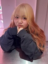 ダズリングディア(Dazzling Deer)&nbsp;オレンジ/ルーツカラー/抜きっぱなしブロンド/美髪