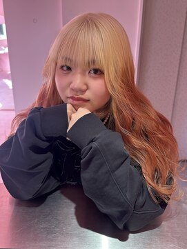 ダズリングディア(Dazzling Deer) オレンジ/ルーツカラー/抜きっぱなしブロンド/美髪