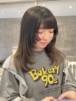 クレビア 名古屋(CreBiA)&nbsp;シャギーレイヤー/くすみブラウン