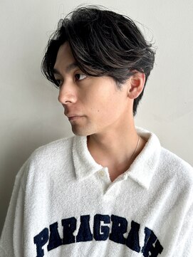 スミス 秋葉原(Smith) MEN’SHAIRセンターパートブルーブラック