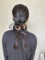 ティピ(tipi)&nbsp;大人上品なツイン編みおろし☆宿里沙也香