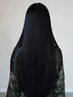 【黒髪ロング】最高級人毛１００％シールエクステ★胸下ロング80本￥20000
