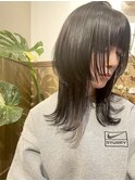 hairLux・浜松天王・三ヶ日・赤オレンジ消すダークグレーカラー