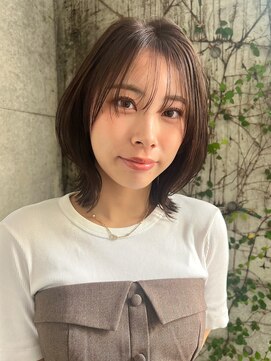 ジアン バイ ミルボン NU茶屋町+(GIEN by milbon) レイヤーボブ/ウルフボブ/くびれボブ/ミディアム/シースルー