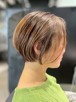 ワンバイジエクト 梅田&nbsp;似合わせショート/ココアグレージュ/ショートボブ