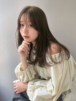 ボタン シブヤ(VOTAN SHIBUYA)&nbsp;オリーブベージュ/レイヤーカット/透明感カラー/韓国ヘア