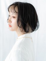 カバーヘア ブリス 川口(COVER HAIR bliss)&nbsp;ダブルカラーエアウェーブパーマ小顔ボブ//川口20代30代