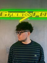 グリーディーフォックス 代々木(Greedy FOX)&nbsp;波巻き/ハイライト/マッシュパーマ/ウルフ[シェービング]