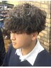 メンズカット＋シャドウパーマ（毛利、榎本使用不可）