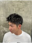 メンズカット/ブリーチ/ニュアンスパーマ/メンズハイライト/眉毛