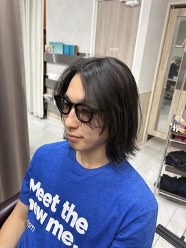 グランデュールオム 東静岡池田店(GRANDEUR HOMME) メンズミディアムボブ/静岡メンズ/静岡メンズボブ