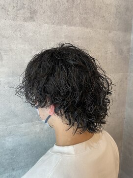 ブレイブ ヘアデザイン(BRaeVE hair design) メンズウルフサーフカールスタイル