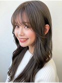 透明感髪質改善カラー◎アッシュグレージュ×艶髪春カラー