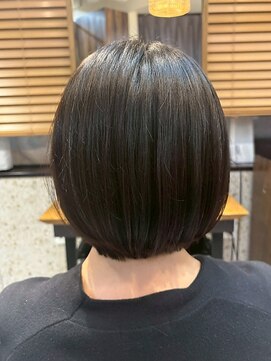 ヘアリゾート粋 トゥジュ 池袋東口店(tujuh) 艶髪ショートボブ/ストレート/髪質改善
