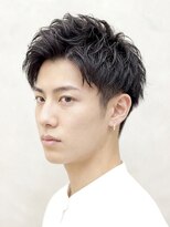 銀座マツナガ 浅草店 ビジネス爽やかアップバング/夏カラー/カジュアル/ツーブロック