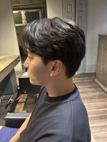 ブチメンズヘア(Buchi MEN'S HAIR)&nbsp;【サラリーマン必見】20代30代曲がる縮毛矯正センターパート
