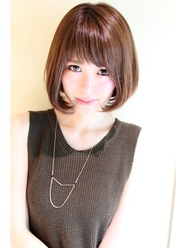 レウナ 外苑前(Reuna) 大人可愛いボブ　毛先ワンカールでお手入れ簡単