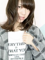 [noine : saito ] ブルーアッシュ厚めバング