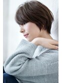 大人綺麗なくびれショート/似合わせカット/小顔/丸みショート/柏
