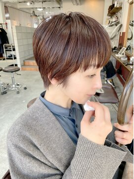 ルーファス 恵比寿 渋谷(Ruufus) ピンクベージュマッシュショート【Ruufus恵比寿渋谷】