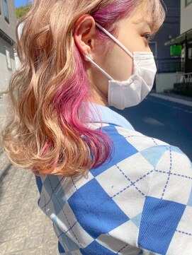 シェリエ(Cherie) ライトベージュカラー/マゼンタピンクカラー/イヤリングカラー