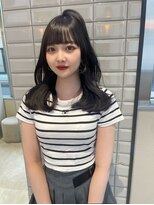 リリー(Lilley)&nbsp;(lilley内堀)韓国ヘア×ラベンダーグレージュ×顔まわり