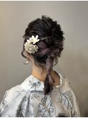 ヘアセット/浴衣ヘアアレンジ/成人式前撮り
