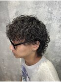 くるくるウルフパーマ