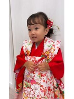 ヴァンカウンシル 春日井店(VAN COUNCIL) 七五三ヘアアレンジ　3歳女の子