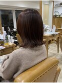 【立町メアリーバイメリー】☆ピンクオレンジ×外ハネボブ☆