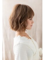 カバーヘア ブリス 北浦和(COVER HAIR bliss) ミルクティーアッシュゆるふわボブパーマZ北浦和20代30代40代!