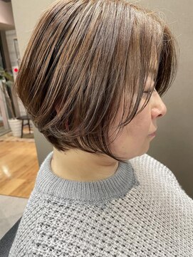 ナナ なかもず店(nana) ナチュラルショートボブ