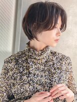 アグ ヘアー シック 大府共和店(Agu hair chic)&nbsp;《Agu hair》長めバングで小顔垢抜けショート