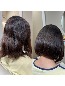 ランリ 名古屋名駅(ranri) 【縮毛矯正】before→after