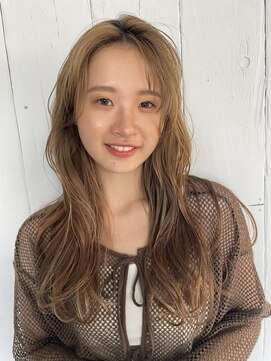 スタイル 茅ケ崎(STYLE) デザインカラー/レイヤーカット/ウェットヘア/ベージュ