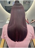 ブリーチなしダブルカラーチェリーピンク【北千住】