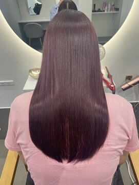 エメ 北千住店(Aimer) ブリーチなしダブルカラーチェリーピンク【北千住】