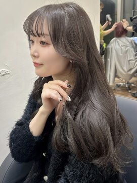 マインバイアフロートギンザ(MYNE by AFLOAT GINZA) ◯ブリーチなし　アッシュグレージュ　小顔レイヤーカット