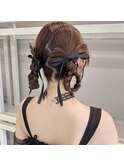 #ヘアアレンジ/アレンジ/結婚式/パーティヘア