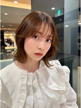 ヘアーズギャラリー なんば高島屋店(Hair's Gallery) フェイスレイヤーボブ/外ハネボブ