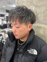 メンズサロン キング 高槻店(Men’s salon K!ng)&nbsp;波巻きツイストスパイラルパーマ/フェザーパーマ/眉毛/メンズ