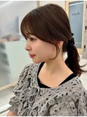 レイヤー/ネビージュ/韓国ヘア/イメチェン/縮毛矯正/中野/